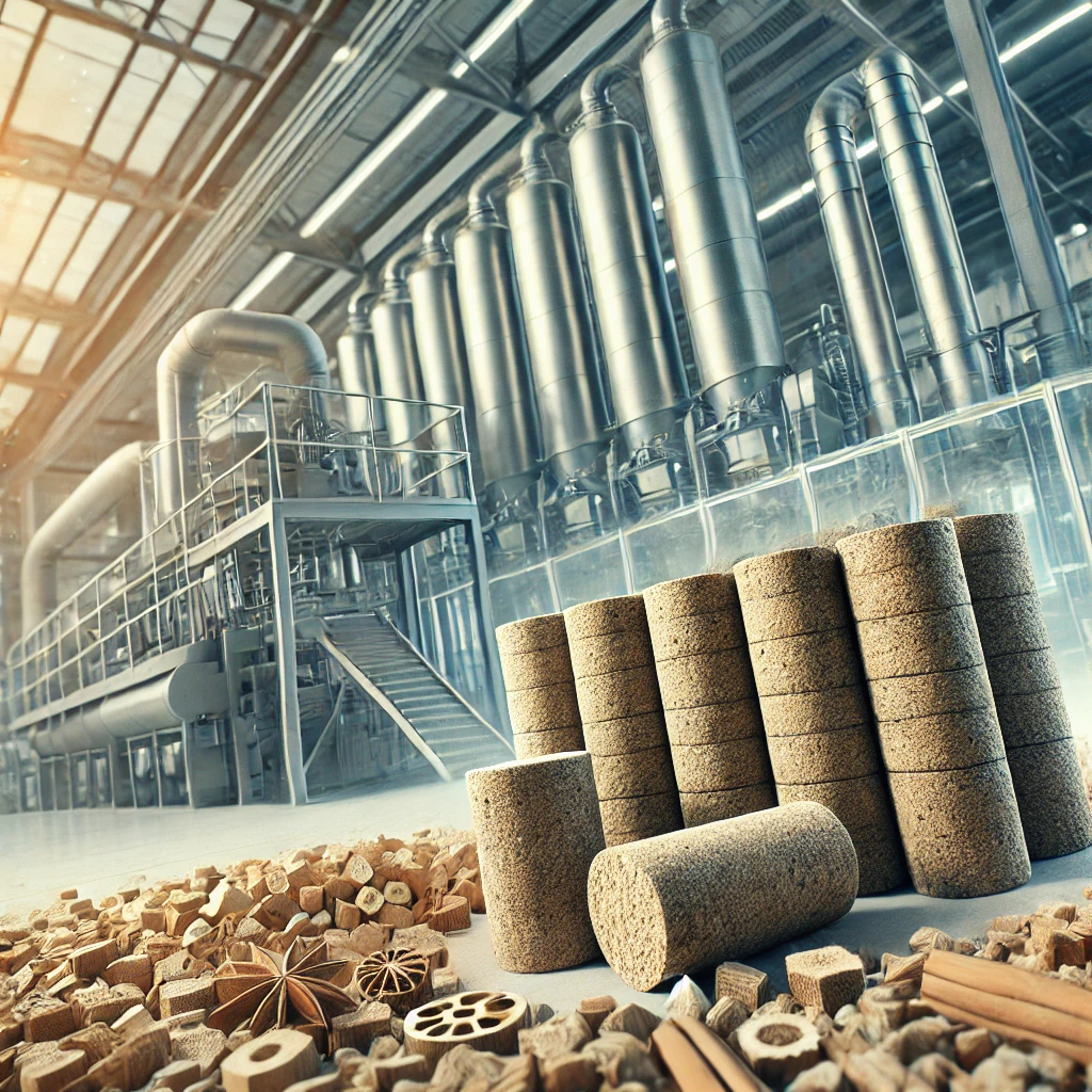 Production of fuel briquettes - DENASMASH